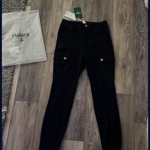 HALARA HaloTek Air black stretchy soft breathable spandex jogger pants